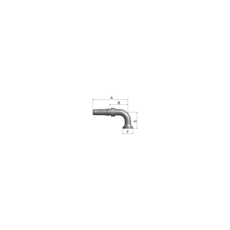 Parkrimp No-Skive Fittings 2piece - Series IF - K19IF-32-40