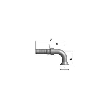 Parkrimp No-Skive Fittings 2piece - Series IF - K19IF-32-40