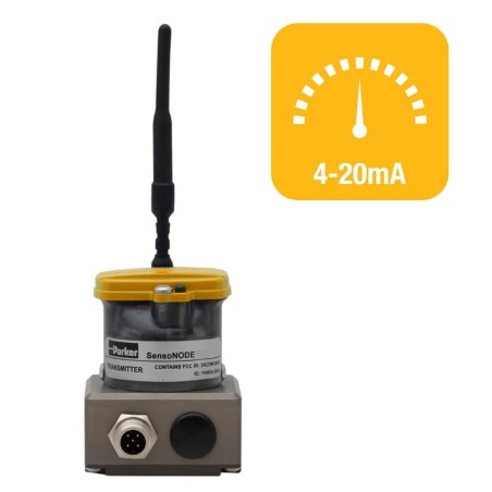 Wireless SensoNODE™ Gold Sensors with Voice of the Machine™ Cloud Software - Continuous Condition Monitoring - SN322-2