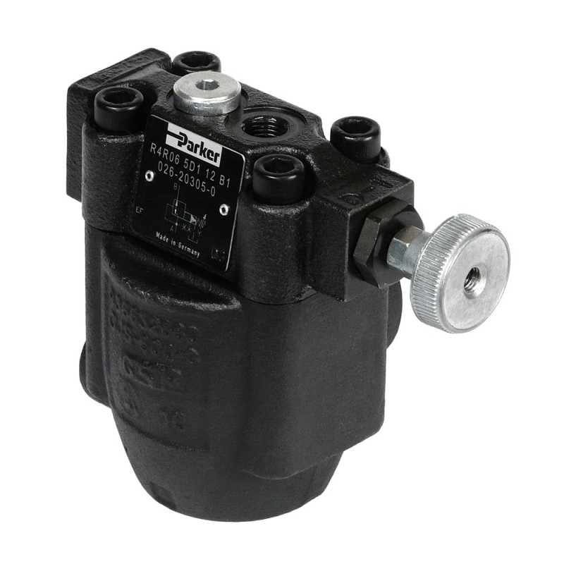 Pilot Operated Pressure Reducing Valve, In-line Mounting - Series R4R / R4R*P2 - R4R03-56512B5