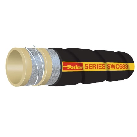 TITANFLEX® MODIFIED XLPE CORRUGATED CHEMICAL SUCTION HOSE - SWC683G-1500