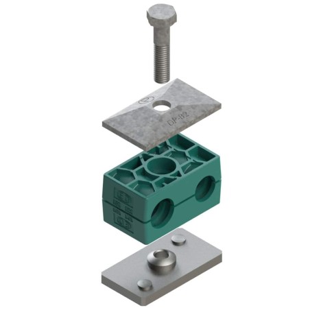 Clamps - Series B, Double Series (DIN 3015-3) - RBP1-212.7