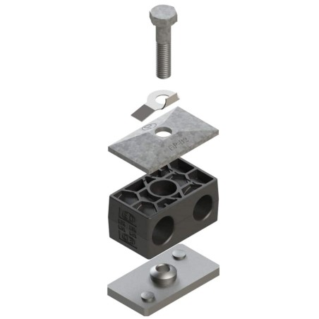 Clamps - Series B, Double Series (DIN 3015-3) - RBVG16-215