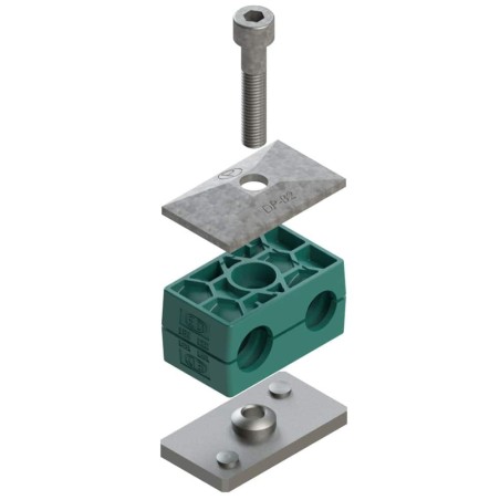 Clamps - Series B, Double Series (DIN 3015-3) - RBP3-106