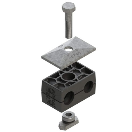 Clamps - Series B, Double Series (DIN 3015-3) - RBN4-106.4