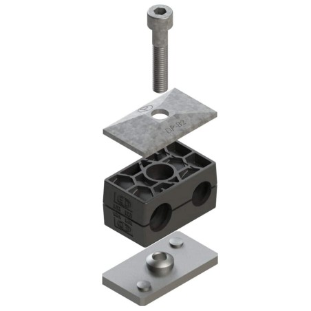 Clamps - Series B, Double Series (DIN 3015-3) - RBN3-112