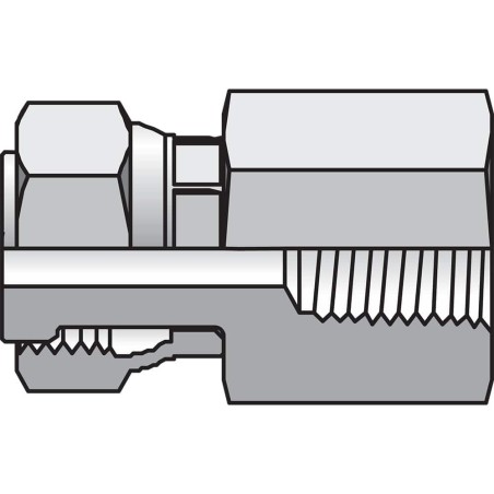 Seal-Lok Xtreme Metal Face Seal Tube Fittings and Adapters - 4 G6L-SS ETS