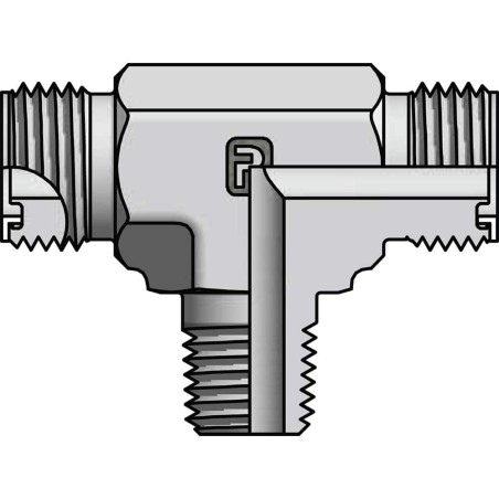 Seal-Lok Xtreme Metal Face Seal Tube Fittings and Adapters - 4-4-4 SL9-SS ETS