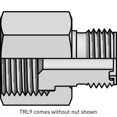 Seal-Lok Xtreme Metal Face Seal Tube Fittings and Adapters - 8-4 TRL9-SS ETS