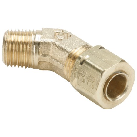 Brass Compression Fittings, Compress-Align - 179CA-4-2