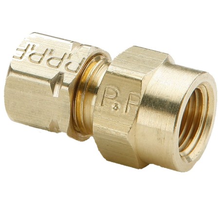 Brass Compression Fittings, Compress-Align - 66CA-10-8