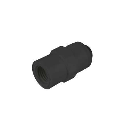 Push-to-Connect all plastic FDA compliant fitting, Parker TrueSeal - FB4FF4-HBLK