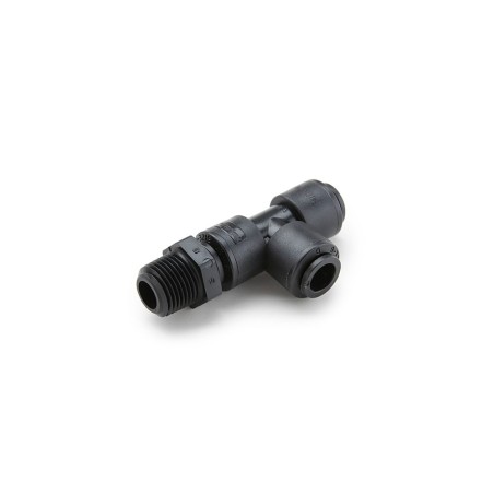 Push-to-Connect all plastic FDA compliant fitting, Parker TrueSeal - FB4MRS4-HBLK