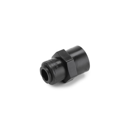 Push-to-Connect all plastic FDA compliant fitting, Parker TrueSeal - FB6FC6-HBLK