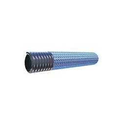 Convoluted PTFE Hose with Polypropylene Braid - PCW/PCB - 06-PCB