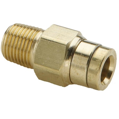 Air Brake D.O.T. composite & brass push-to-connect fittings, PTC - 68PTC-12-12