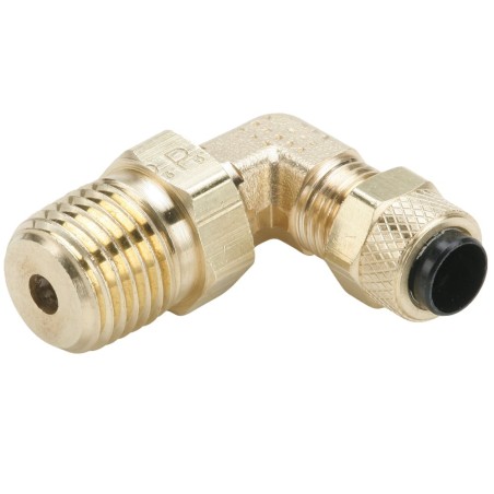 Brass Compression Fittings for Thermoplastic and Soft Metal Tubing - Poly-Tite. - 169PS-4-2