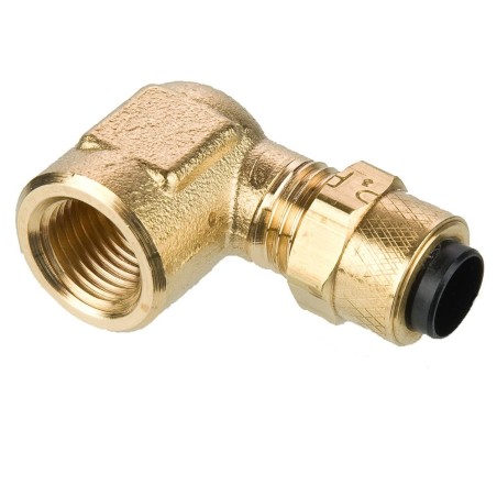 Brass Compression Fittings for Thermoplastic and Soft Metal Tubing - Poly-Tite. - 170P-4-2