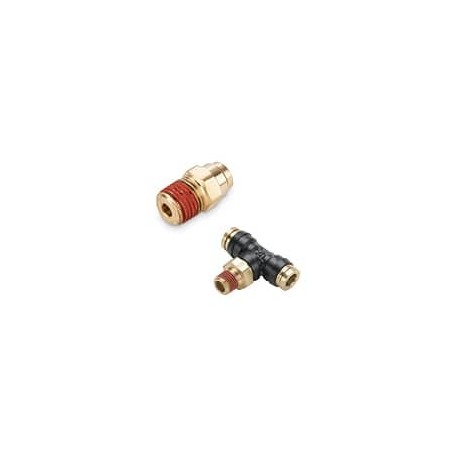 Air Brake D.O.T. composite & brass push-to-connect fittings, PTC - VS169PTCNSL-10-8