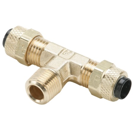 Brass Compression Fittings for Thermoplastic and Soft Metal Tubing - Poly-Tite. - 172P-4-2