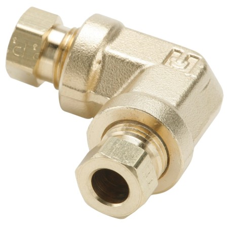 Brass flareless tube fitting, Hi-Duty - 165HD-4