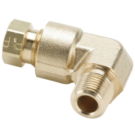 Brass flareless tube fitting, Hi-Duty - 169HD-10-8