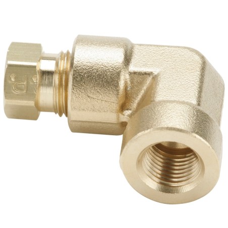 Brass flareless tube fitting, Hi-Duty - 170HD-2-2