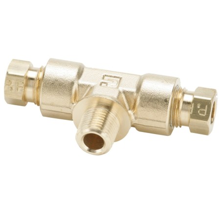 Brass flareless tube fitting, Hi-Duty - 172HD-4-2