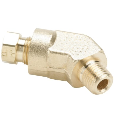 Brass flareless tube fitting, Hi-Duty - 179HD-4-2