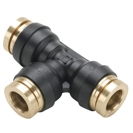 Air Brake D.O.T. composite & brass push-to-connect fittings, PTC - 364PTC-6