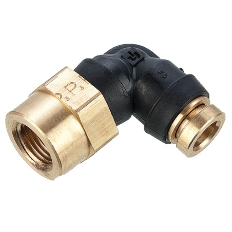 Air Brake D.O.T. composite & brass push-to-connect fittings, PTC - 370PTC-4-2