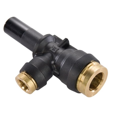 Air Brake D.O.T. composite & brass push-to-connect fittings, PTC - 371PTCSP-4-6