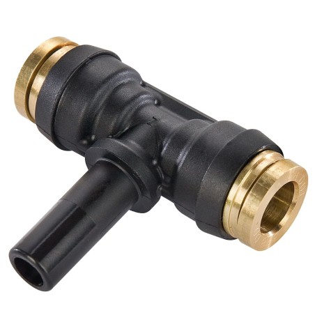 Air Brake D.O.T. composite & brass push-to-connect fittings, PTC - 372PTCSP-4-4