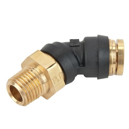 Air Brake D.O.T. composite & brass push-to-connect fittings, PTC - 379PTC-10-6