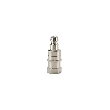 Miniature Size, Valved, Brass, Push to Connect Quick Couplings (fluid) up to 250 psi - DM Series Nipples - DM-122-2FP