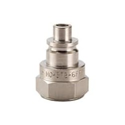 High Pressure, Unvalved, Steel Quick Couplings with Sleeve Lock (hydraulic) up to 15,000 psi - HO Series Nipples - HO-372-6FP