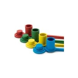 Protective Dust Caps and Plugs (Molded and Metal) for Quick Couplings - 5209-4M-GR