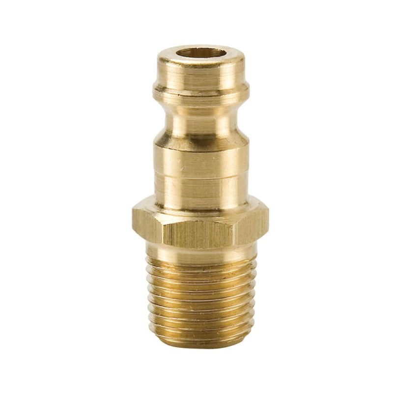 High Flow, Air Tool Quick Couplings (pneumatic) 1/8" size - HF Series Nipples - HF-124-2MP