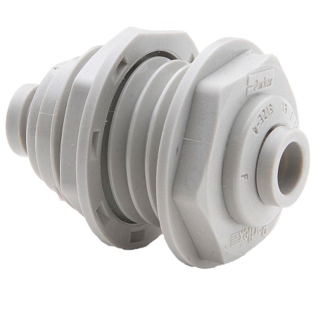 Push-to-Connect all plastic FDA compliant fitting, Parker TrueSeal - A4BU4-MG