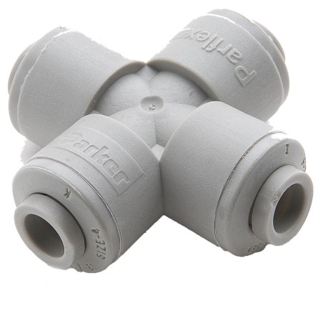 Push-to-Connect all plastic FDA compliant fitting, Parker TrueSeal - A4CU4-MG