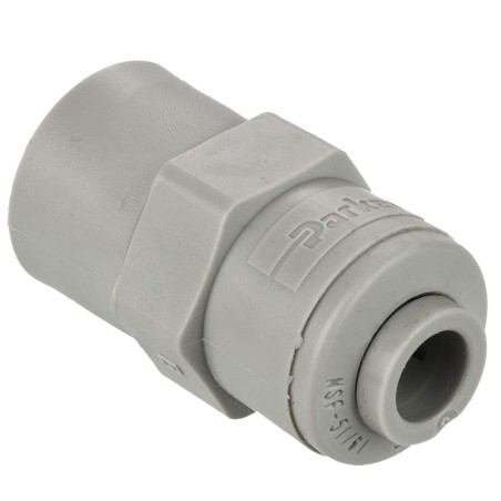 Push-to-Connect all plastic FDA compliant fitting, Parker TrueSeal - A4FF4-MG