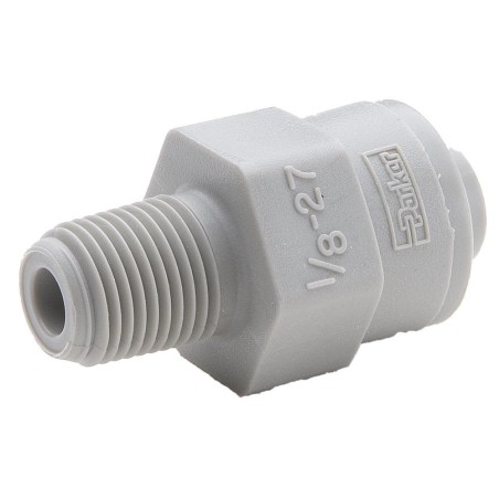 Push-to-Connect all plastic FDA compliant fitting, Parker TrueSeal - A4MC4-MG