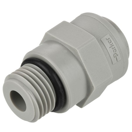 Push-to-Connect all plastic FDA compliant fitting, Parker TrueSeal - A6ST9-MG