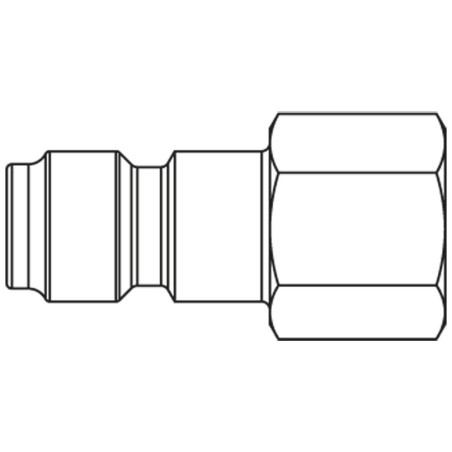 Premium Plus Quick Coupling with Scandinavian Profile, Series 1100 - 1100SFIW10SXZ