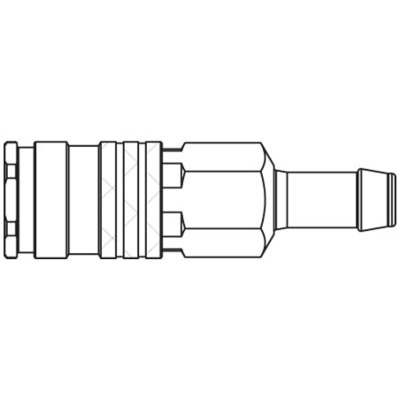 Premium Plus Quick Coupling with Scandinavian Profile, Series 1300 - 1300KATF06MPN