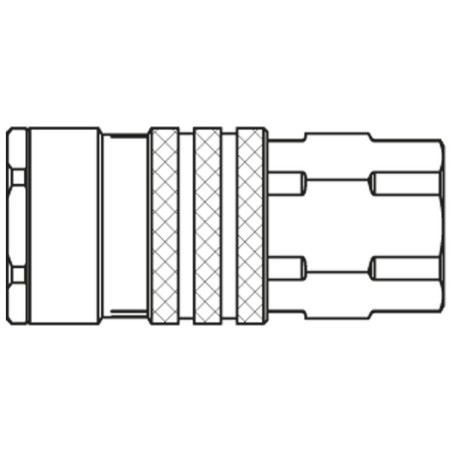 Premium Plus Quick Coupling with Scandinavian Profile, Series 1300 - 1300KBIW13MPN