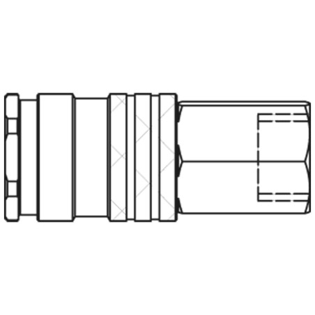 Premium Plus Quick Coupling with Scandinavian Profile, Series 1300 - 1300KAIW13EVX