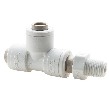 Push-to-Connect all plastic FDA compliant fitting, Parker TrueSeal - PP4MRS2