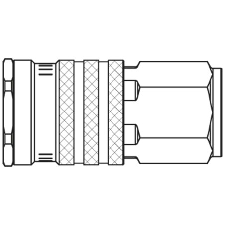 Premium Plus Quick Coupling with Scandinavian Profile, Series 1900 - 1900KBIW21MPN