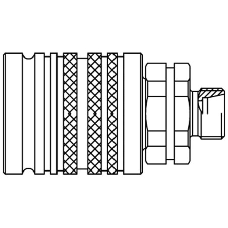 Hydraulic Quick Coupling with ISO A Profile, Series 2000 - 4V53D6X2-C